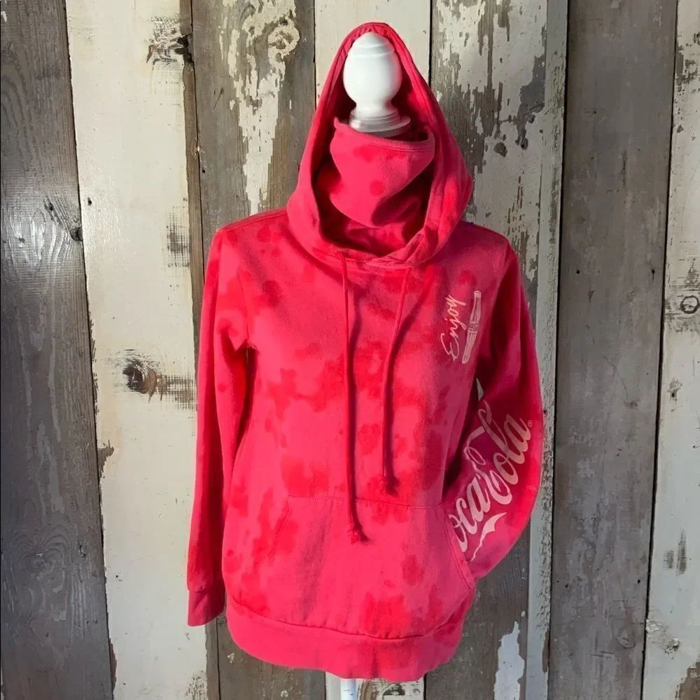Coca-Cola hoodie with built in mask